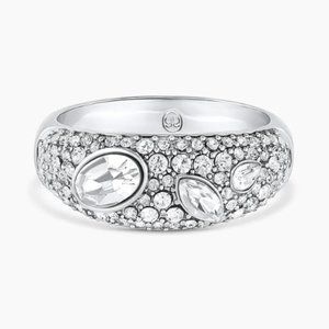 Gorjana NWT Women's Silver KINGSTON Cocktail Ring, Size 8